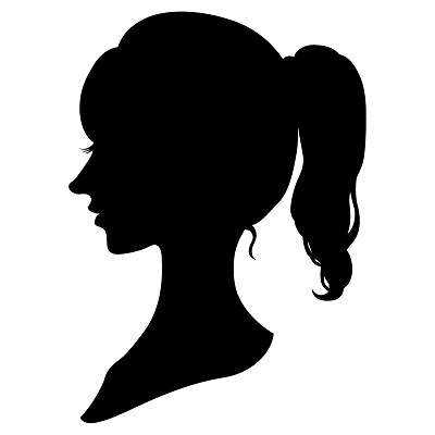女性横顔画像