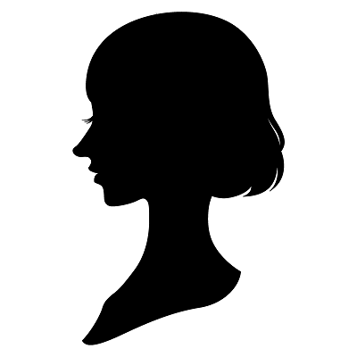 女性横顔画像